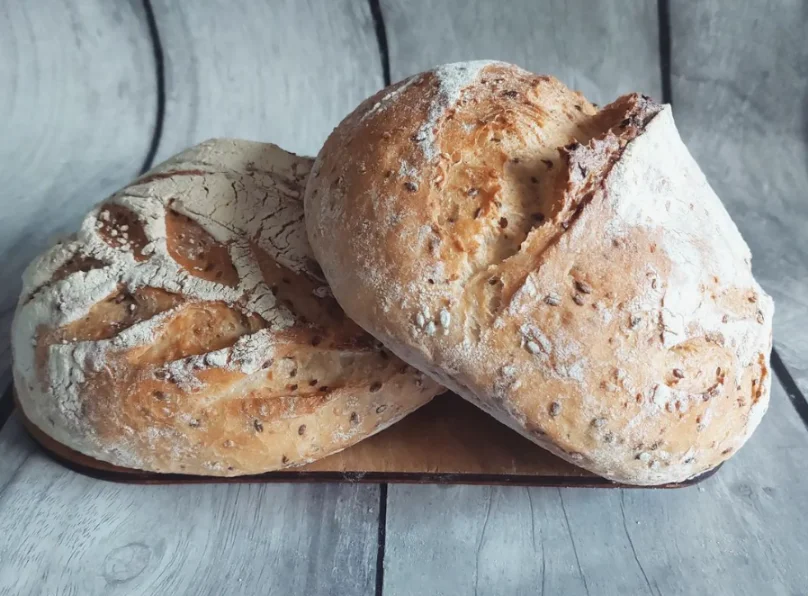 Французская булка с семенами льна и кунжута, 450 гр.